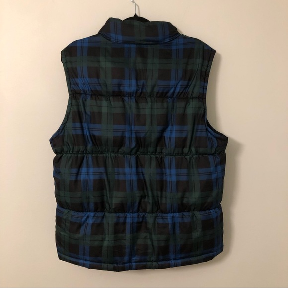 Old Navy Plaid Puffer Vest Jacket - Picture 7 of 7
